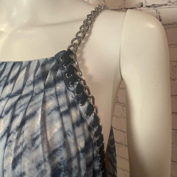Michael Kors Tie Dye Georgette Halter Dress - Picture 3 of 6